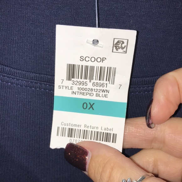 ✅Karen Scott Scoop Neck Short Sleeve Tee - Picture 3 of 7